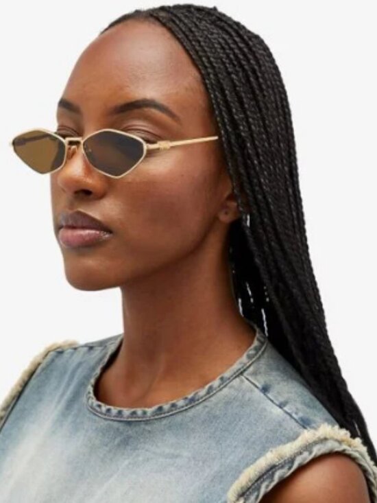 NEW SMU 56Z 5AK09Z MIU MIU SUNGLASSES MU56ZS 5AK09Z GOLD MU 56ZS WOMEN EYEWEAR main image 4